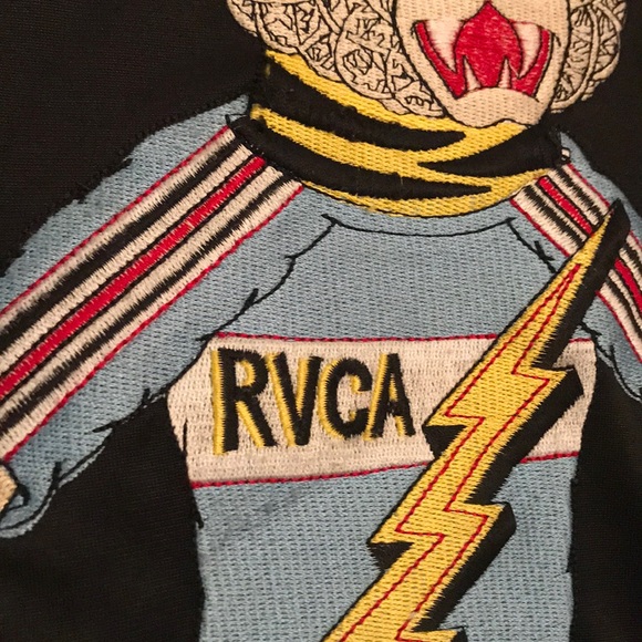 RVCA Embroidered Track Jacket - Picture 5 of 7